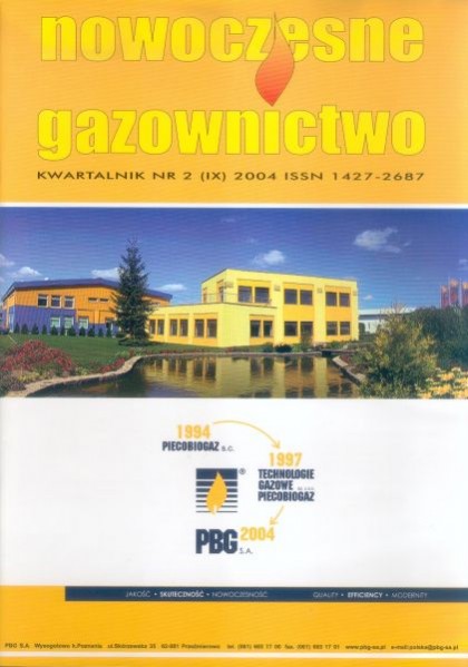 Nowoczesne Gazownictwo Nr 2 (IX) 2004